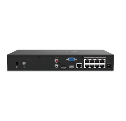 VIGI NVR1008H-8P Grabador de Video en Red NVR de 8 Canales PoE+-Vista posterior
