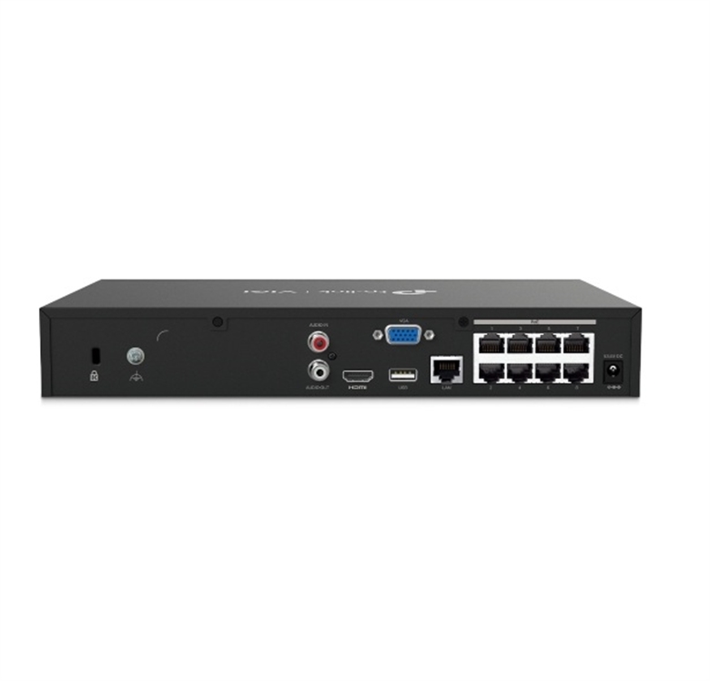 VIGI NVR1008H-8P Grabador de Video en Red NVR de 8 Canales PoE+-Vista posterior