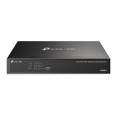 VIGI NVR1008H-8P Grabador de Video en Red NVR de 8 Canales PoE+-Vista Frontal