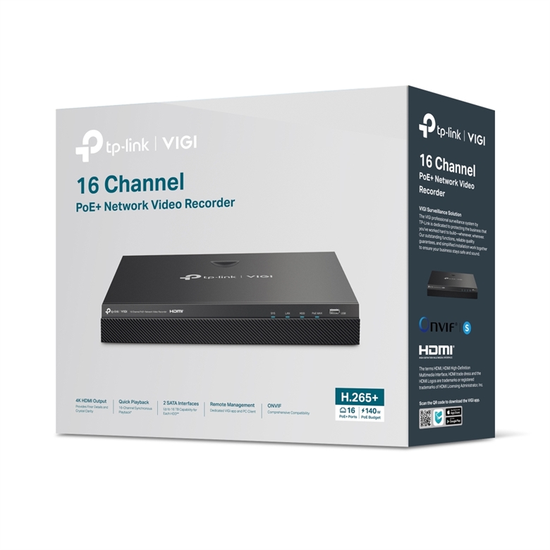 VIGI NVR2016H-16MP Box View