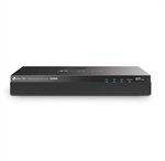 TP-Link VIGI  - Grabador de Video en Red NVR, 16 Canales IP, Ancho de Banda Entrada 80 Mbps / Salida 60 Mbps, 16 Puertos PoE+ (90W), HDMI 4K, H.265+, Hasta 32TB de Almacenamiento