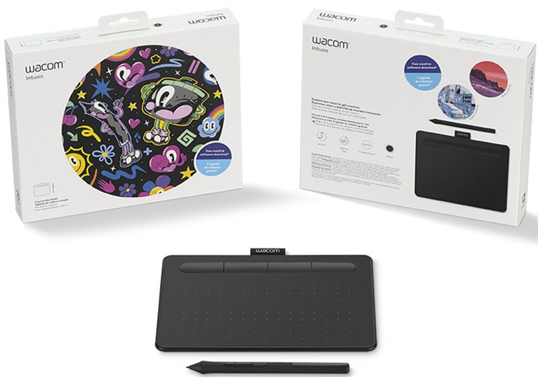 Wacom Intuos S - Isometric Front View