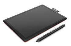 One by Wacom Small - Digital Tablet, 7", Pen Touch, Black