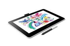Wacom One - Digital Tablet, 13.3", Pen Touch, Black and White