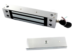 Nordson Electronic  - Cerradura Electromagnética Impermeable para Control de Acceso, Fuerza de Retención de 600kg (1200lbs), Clasificación IP65 para Exteriores, Carcasa de Aleación de Alta Resistencia, Sistema Fail-Safe