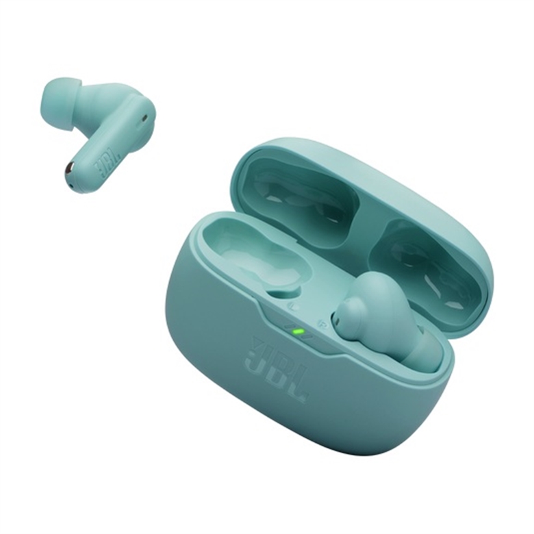 Wave Beam 2 True Wireless Earbuds Blue-Diagonal View