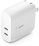 Belkin WCB006dqWH - Dual USB-C Wall Charger, 40W, White