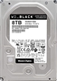 WD Black Hard Drive WD8001FZBX back view