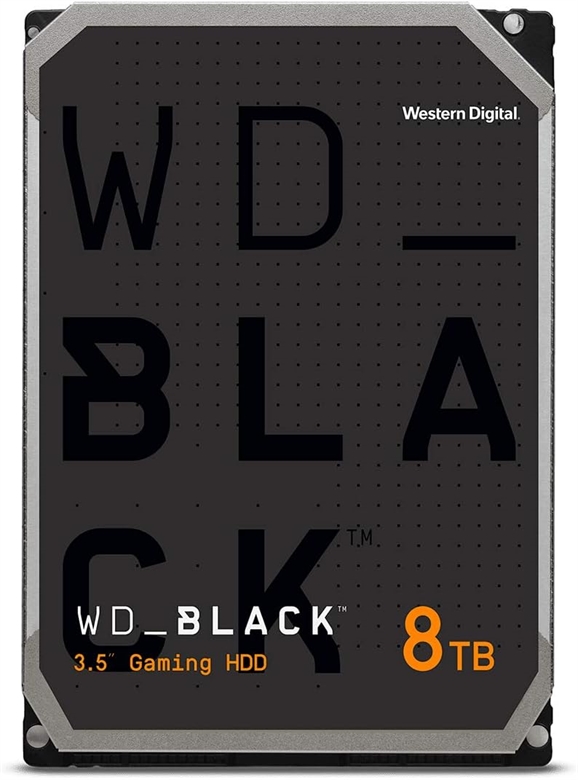 WD Black Hard Drive WD8001FZBX front view