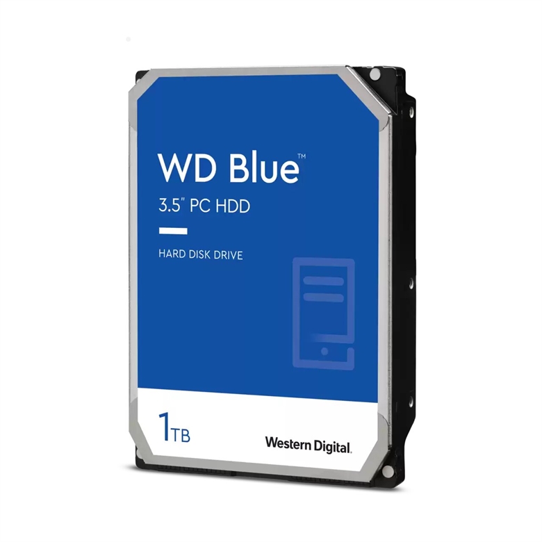 WD Blue Internal HDD 1TB Isometric View
