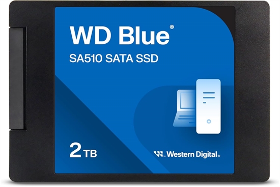 WD Blue SA510 SATA SSD 25 wds200t3b0a front view