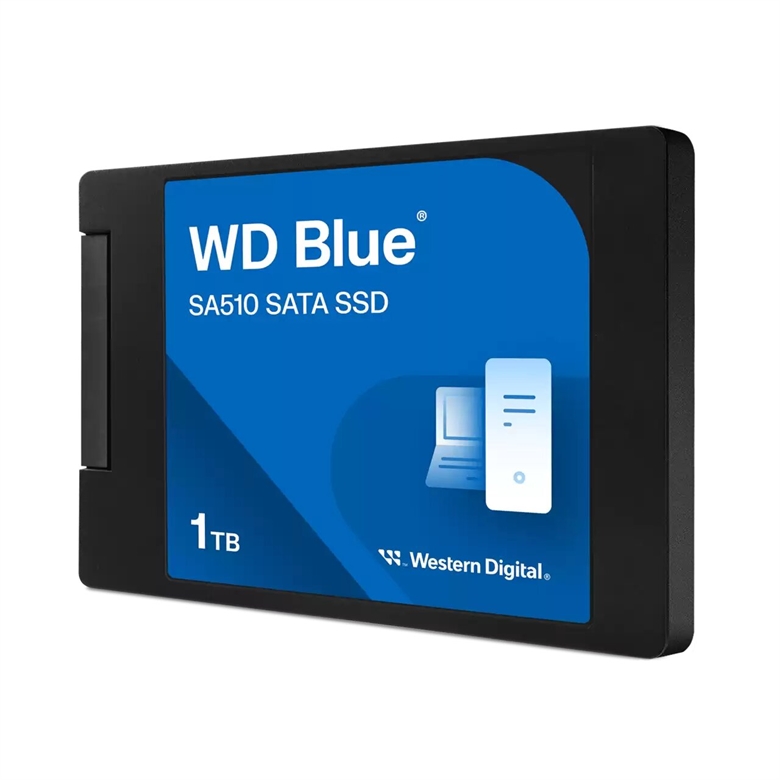 WD Blue SA510 WDS100T3B0A side view