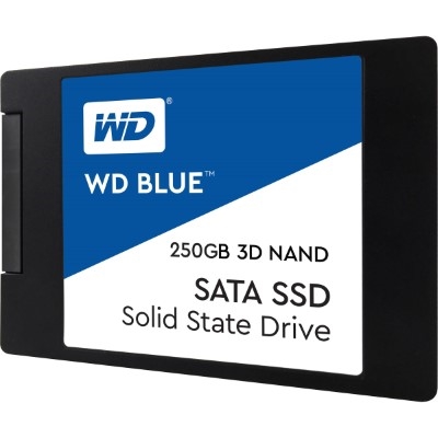 WD Blue SA510 WDS250G3B0A isometric right view