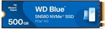 Western Digital Blue SN580 - Solid State Drive, 500GB, M.2 2280, TLC