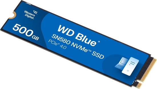 WD Blue SN580 NVMe WDS500G3B0E side view