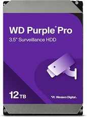 Western Digital Purple Pro Smart Video WD121PURP - Internal Hard Drive, 12TB, 7200 rpm, 3.5", SATA