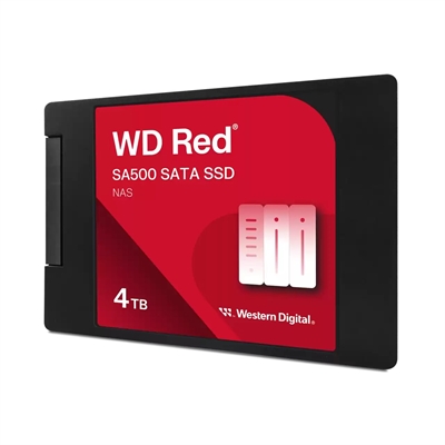 WD Red - Internal Hard Drive 4TB side view