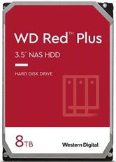 Western Digital Red Plus WD80EFZZ - Internal Hard Drive, 8TB, 5640 rpm, 3.5", 128MB Cache