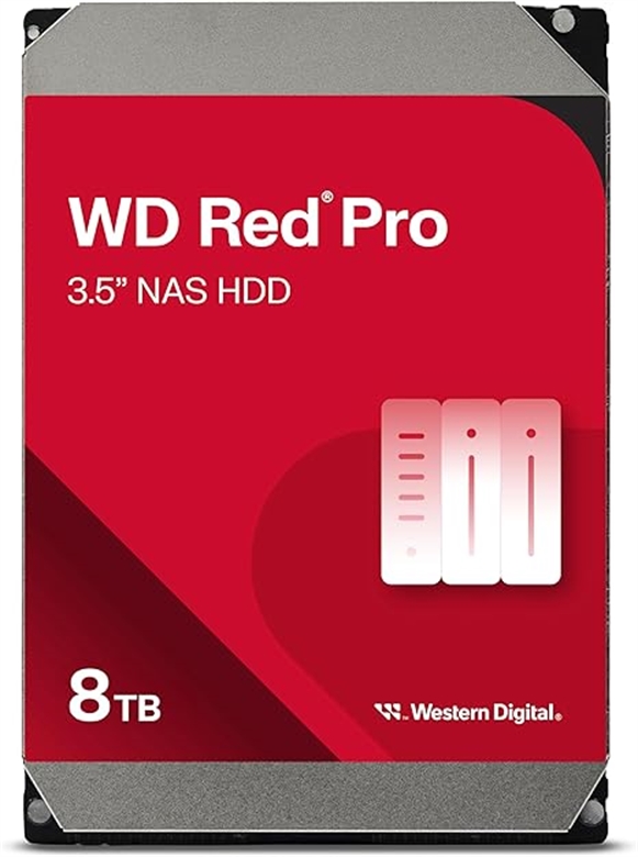 WD Red Pro - Internal Hard Drive WD8005FFBX front view