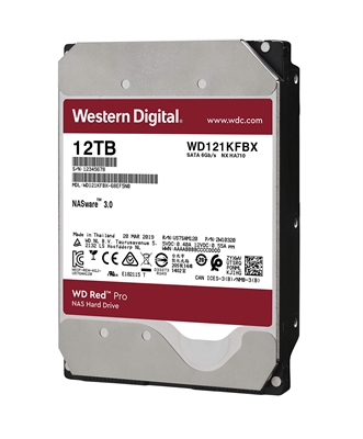 WD Red Pro WD121KFBX - Internal Hard Drive back view