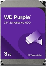 Western Digital Purple WD33PURZ - Disco Duro Interno, 3TB, 5400rpm, 3.5", 256MB Cache