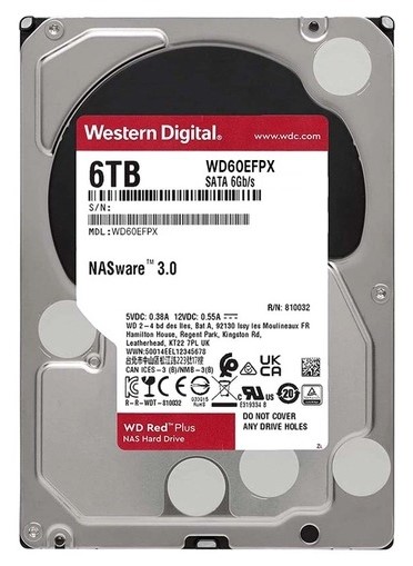 Western Digital Red Plus WD60EFPX in Panama | Pana Compu