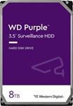 Western Digital Purple WD85PURZ - Internal Hard Drive, 8TB, 5640rpm, 3.5", 256MB Cache