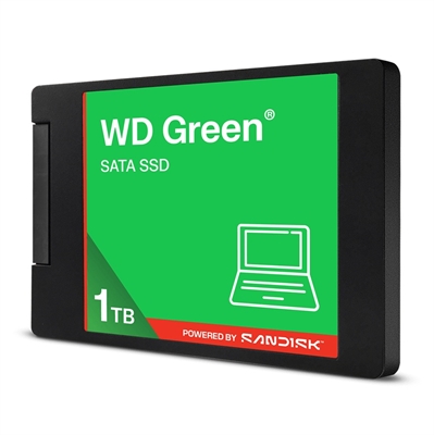 WDS100T5G0A WD Green SATA SSD 1TB-Lateral View