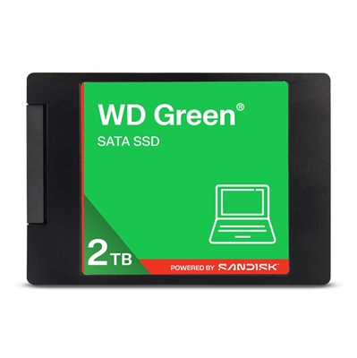 WDS200T5G0A WD Green SATA SSD 2TB-Front View