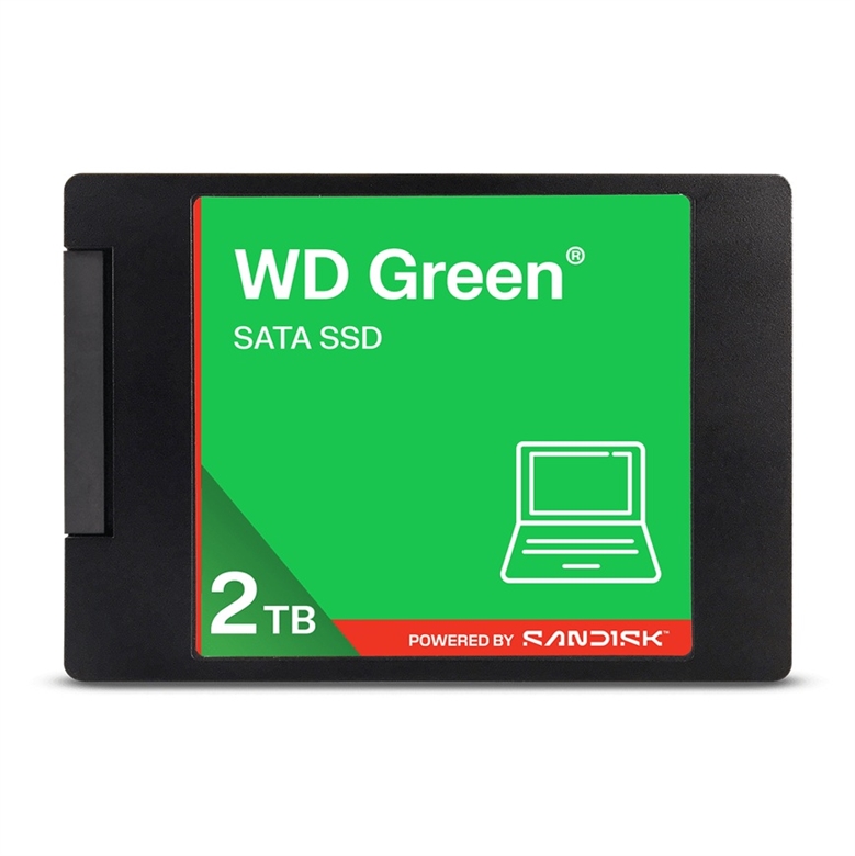 WDS200T5G0A WD Green SATA SSD 2TB-Front View