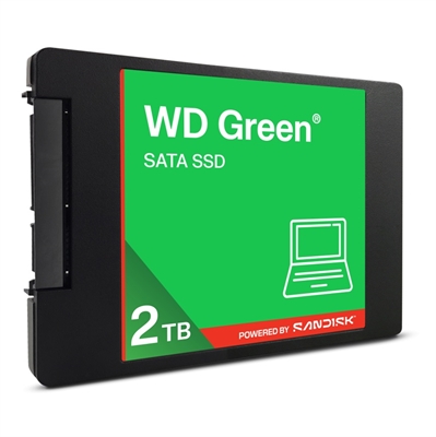 WDS200T5G0A WD Green SATA SSD 2TB-Lateral View 2