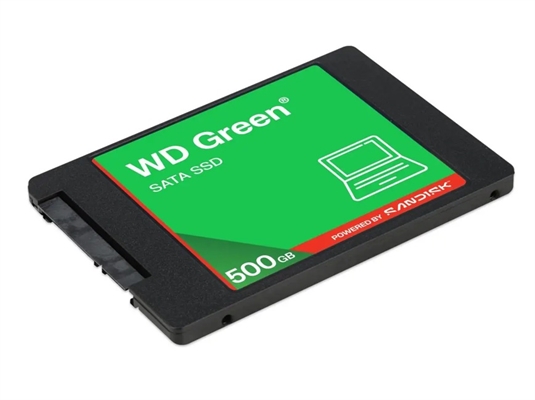 WDS500G5G0A Unidad de Estado Sólido WD Green SATA 500GB-Vista Diagonal