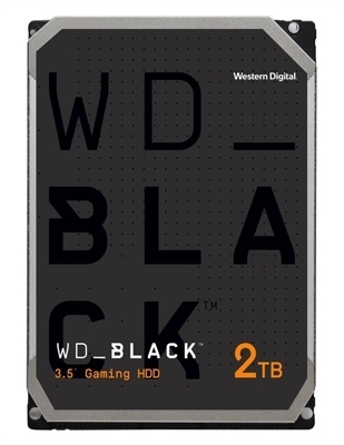 Western Digital Black HDD 2TB 3.5inch 7200rpm Front View