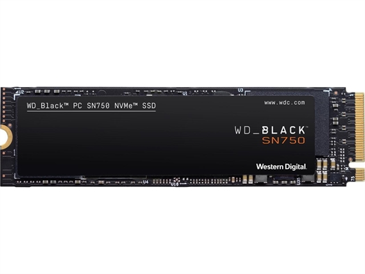 Western Digital Black SSD M.2 2280 500GB Front View
