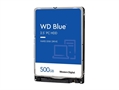 Western Digital Blue HDD 5400RPM 500GB 2.5inch Tilted View