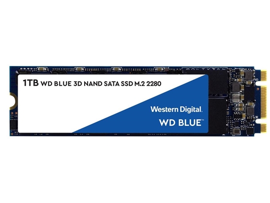 Western Digital Blue SSD 1TB NVMe Front View