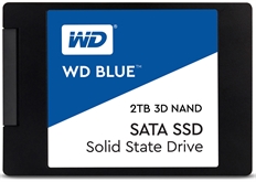 Western Digital Blue WDS200T2B0A - Solid State Drive, 2TB, 2.5", 3D NAND