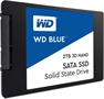 Western Digital Blue SSD 2TB 2.5inch Tilted Right View