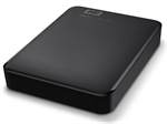Western Digital Elements  - External Hard Drive, 4TB, Black, HDD, USB 3.0
