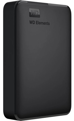 Western Digital Elements 4TB Front Angled View