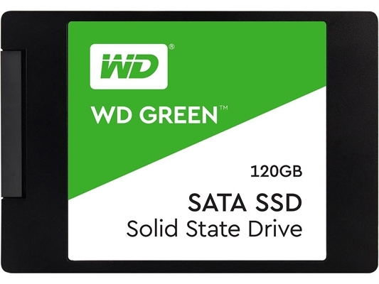 Western Digital Green SSD 120GB 2.5inch Front View