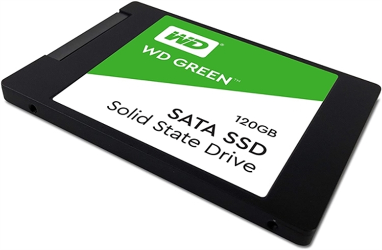 Western Digital Green SSD 120GB 2.5inch Isometric View