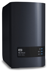 Western Digital My Cloud EX2 Ultra  - NAS, Negro, Gigabit Ethernet - Fuente de alimentación (entrada CC) - USB 3.0