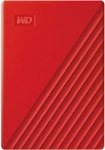 Western Digital My Passport - Disco Duro Externo, 2TB, Rojo, HDD, USB 3.2 Gen 1, Cifrado