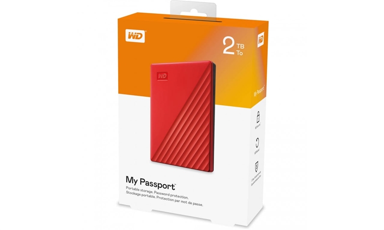 Western Digital My Passport 2TB Red Package