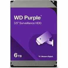 Western Digital Purple WD64PURZ - Internal Hard Drive, 6TB, 5400rpm, 3.5", 256MB Cache