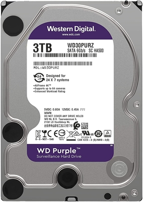 Western Digital WD_Purple 3TB Front