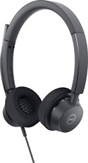 Dell Pro Stereo Headset WH3022 - Headset, Stereo, Over-ear Headband, Wired, USB, Black