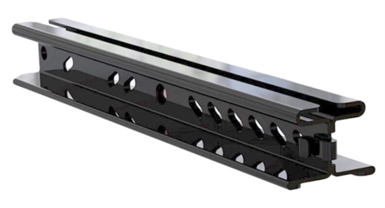 White-HPE Aruba AP-MNT-Rail Mount Bracket Kit-Lateral View
