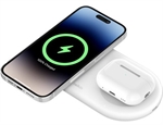 Belkin BoostCharge Pro - Wireless Charging Stand, 2 in 1, 15W, White